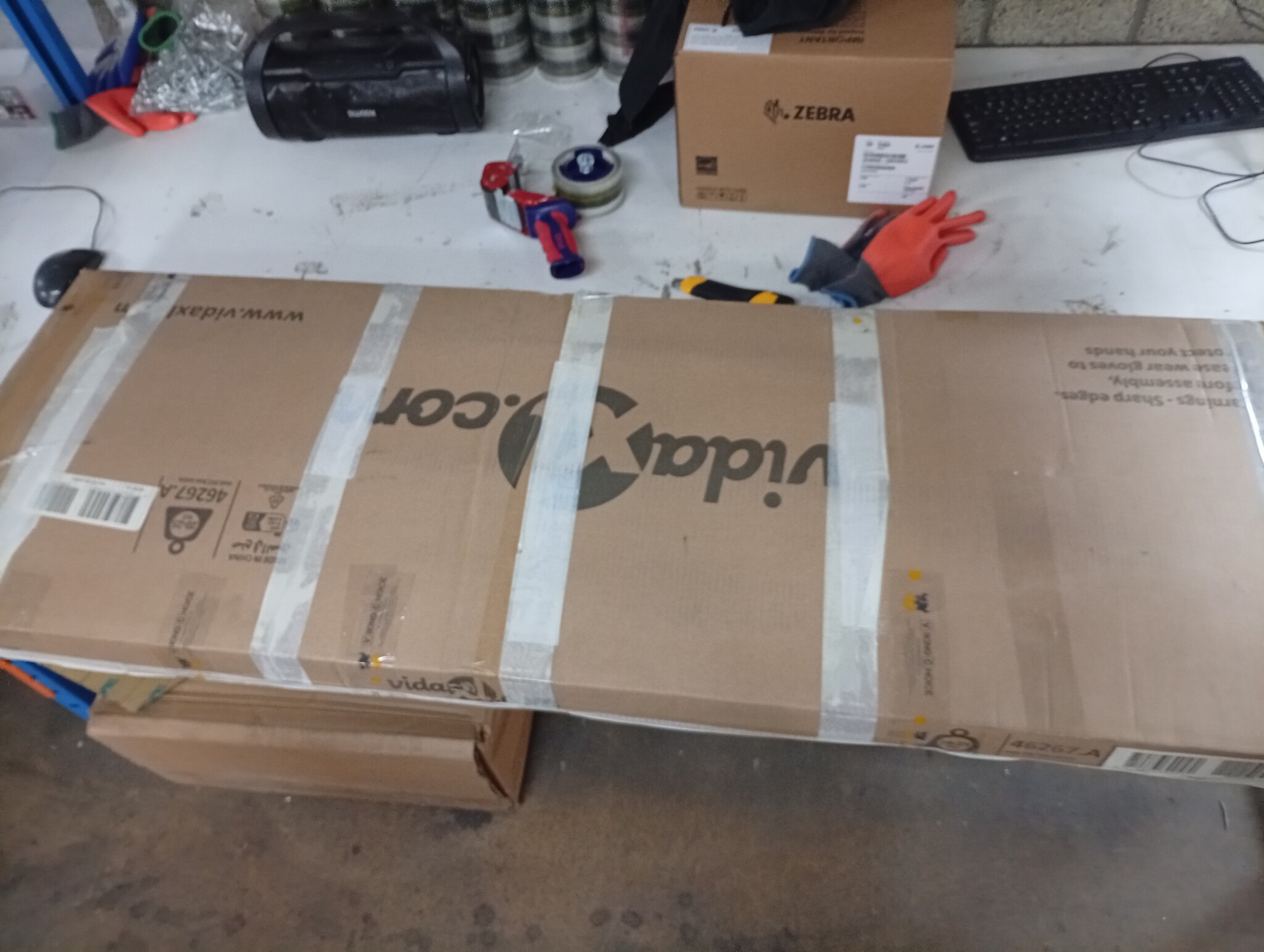 vidaXL Tuinbox 149x99x93 cm Antraciet - Zo Goed Als Nieuw!