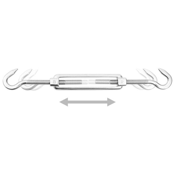 VidaXL Zonnescherm Accessoireset RVS - 12-delig - 35% Korting!