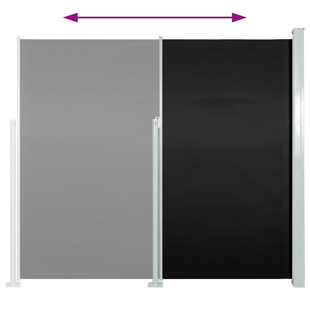 VidaXL Uittrekbaar Windscherm Blauw 160x500cm - Zo Goed Als Nieuw!