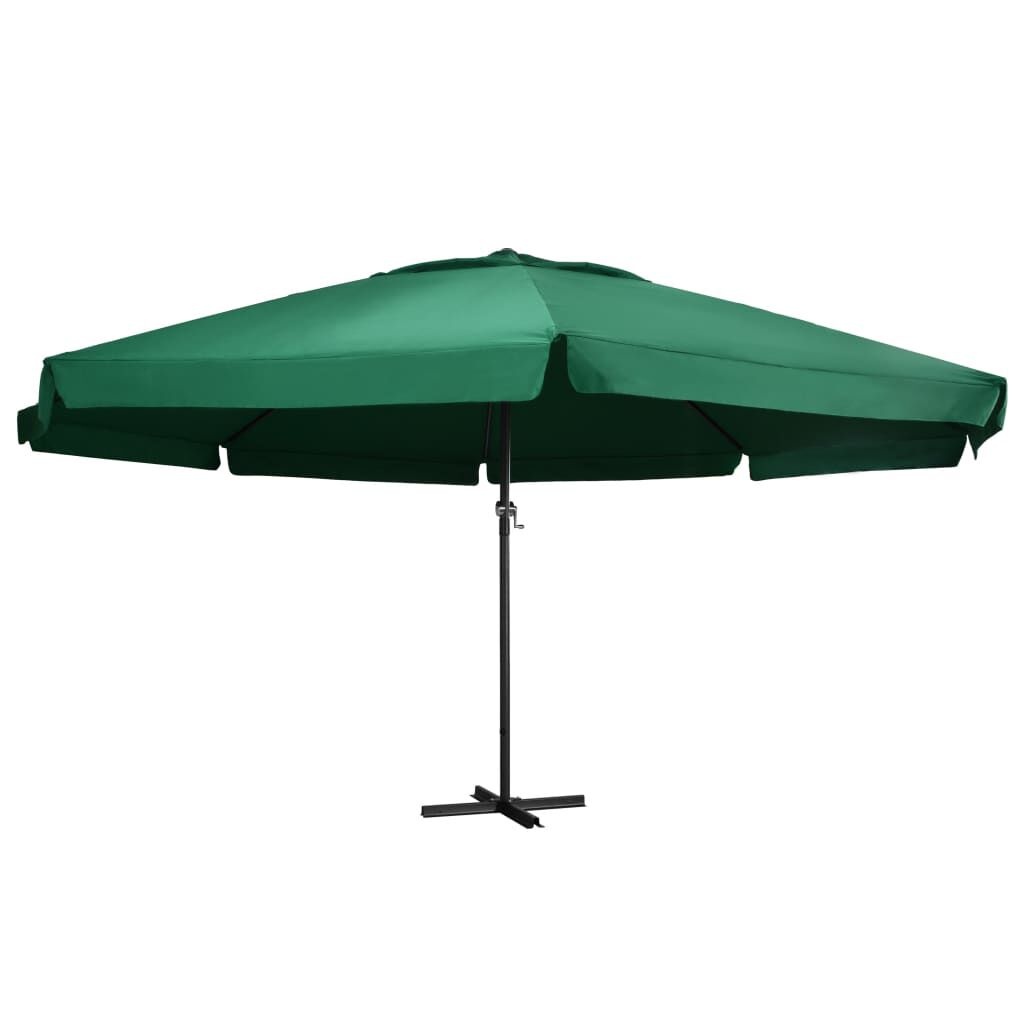vidaXL Parasol 600cm Groen - Deukje, Mega Korting! 55%!