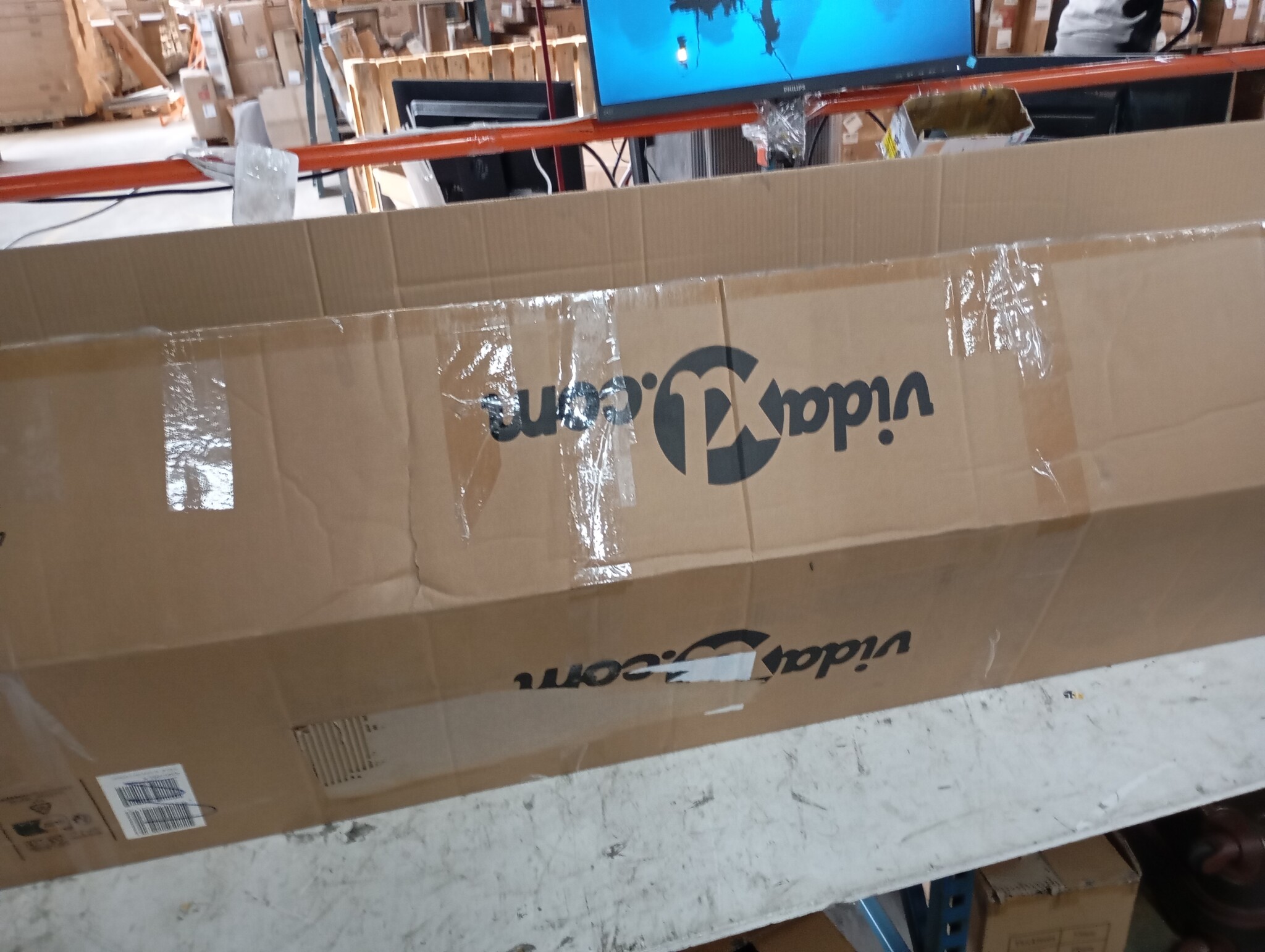 vidaXL Parasol 600cm Groen - Deukje, Mega Korting! 55%!