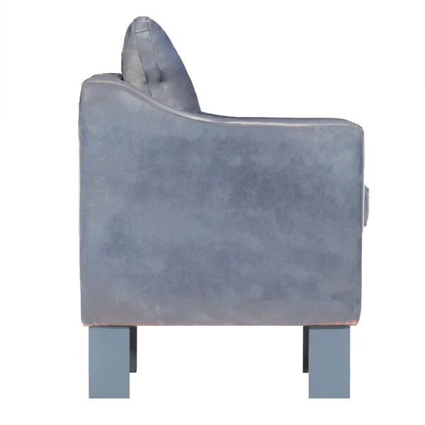 Lederen Kuipstoel Grijs - 35% Korting! Comfort & Stijl