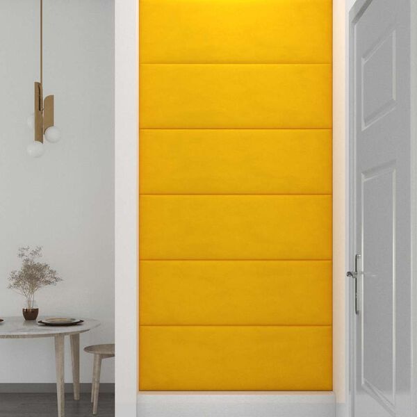 vidaXL Wandpanelen Geel (12 st) - 35% Korting!