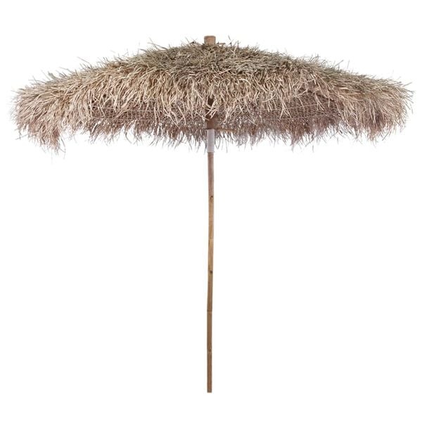 VidaXL Bamboe Parasol Bananenblad - 210cm - Retourdeal!
