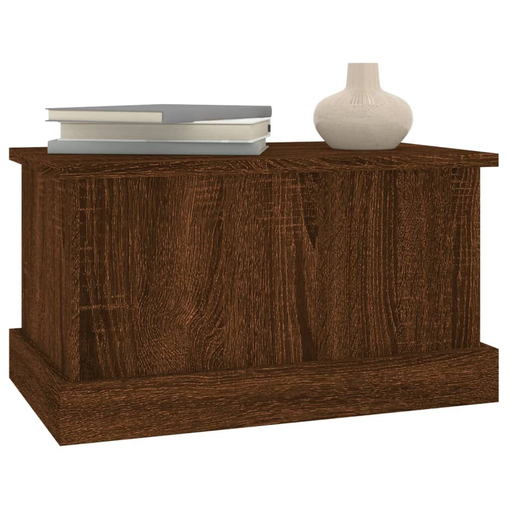vidaXL Opbergbox Bruin Eiken 50x30x28cm - 55% Korting!