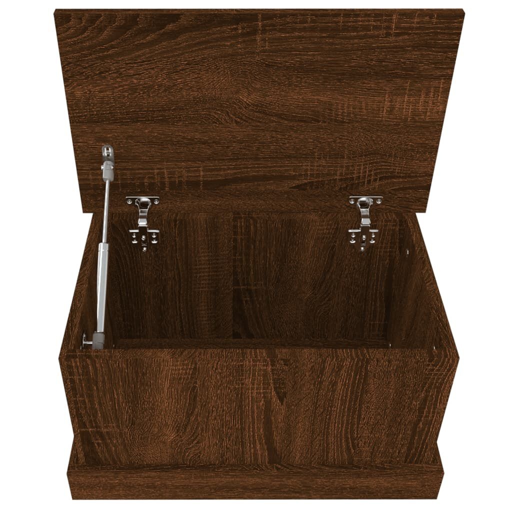 vidaXL Opbergbox Bruin Eiken 50x30x28cm - 55% Korting!