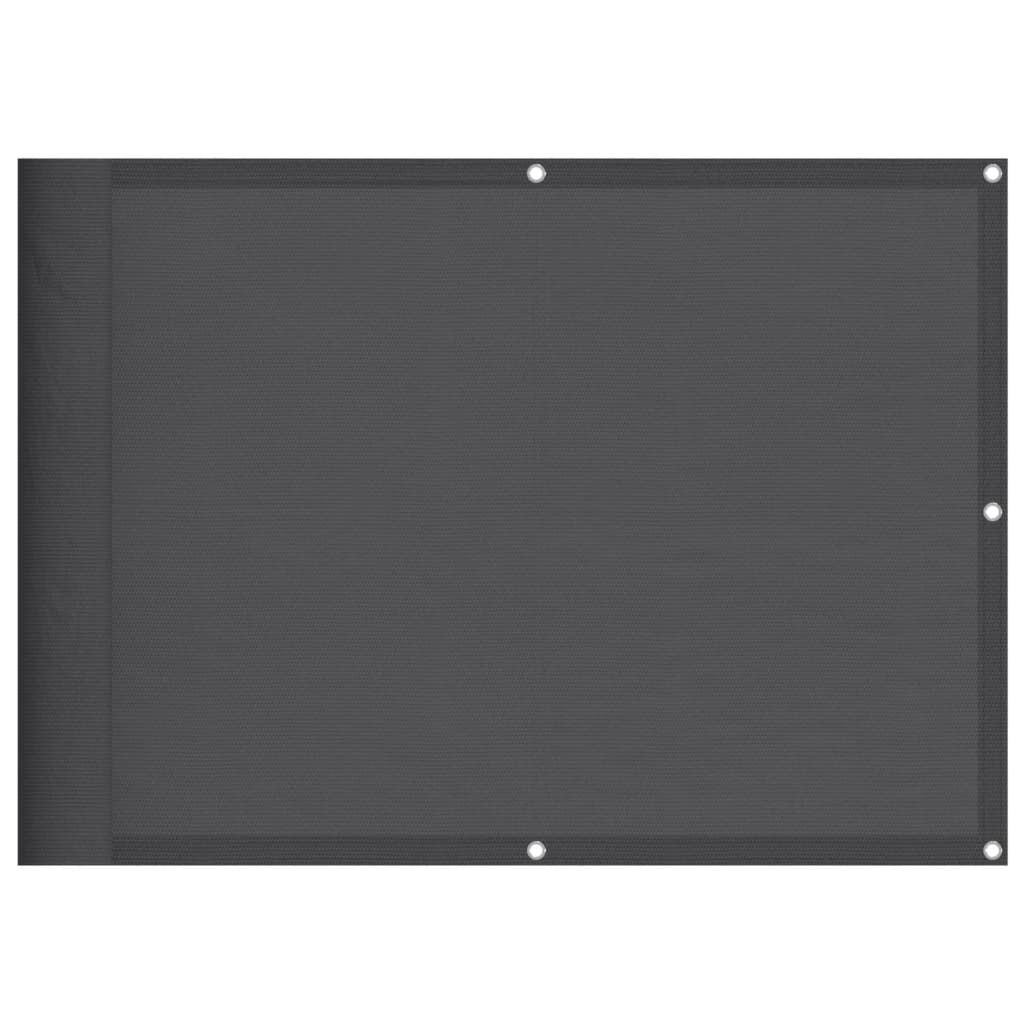 Balkonscherm Antraciet 75x800cm - 35% Korting!