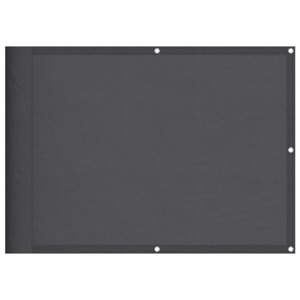 Balkonscherm Antraciet 75x800cm - 55% Korting! (Snee)