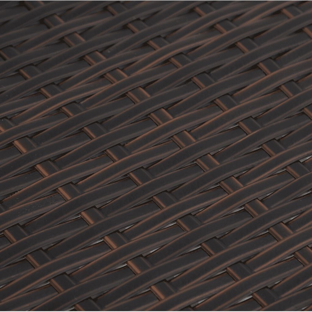 Tuinset 5-delig Bruin Rattan met Kussens - 64% Korting!