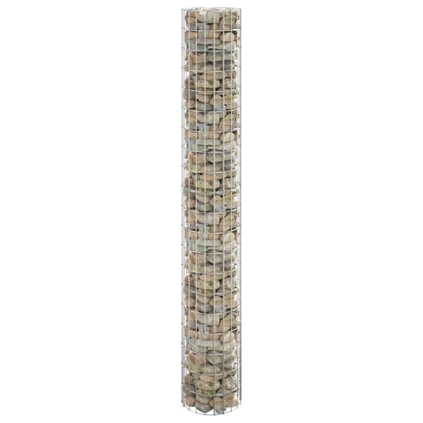 vidaXL Gabion Paal Ø30x200cm - Gegalvaniseerd - 42% Korting!