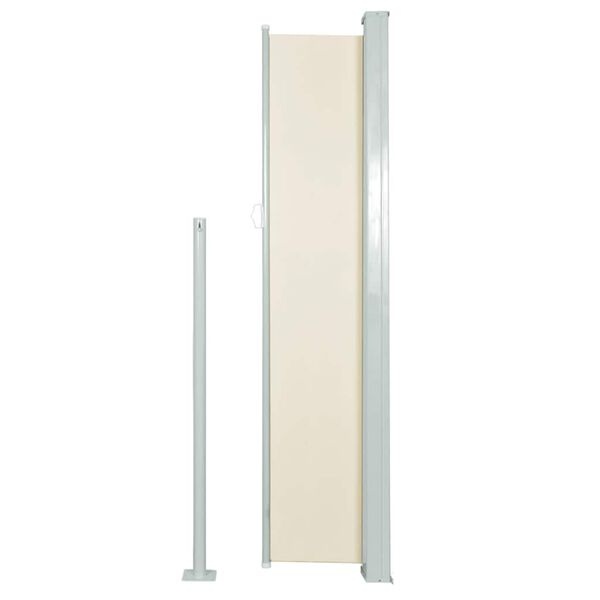 VidaXL Uittrekbaar Windscherm Crème 160x500cm - Retourdeal!