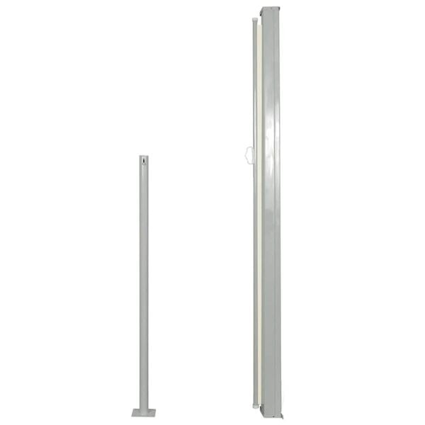 VidaXL Uittrekbaar Windscherm Crème 160x500cm - Retourdeal!
