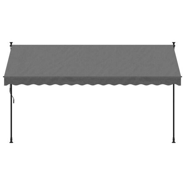VidaXL Uittrekbare Luifel 350x150cm Antraciet - Zo Goed Als Nieuw!