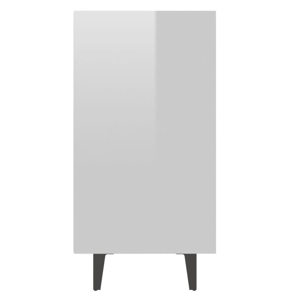 vidaXL Dressoir Hoogglans Wit 103,5cm - Retourdeal!