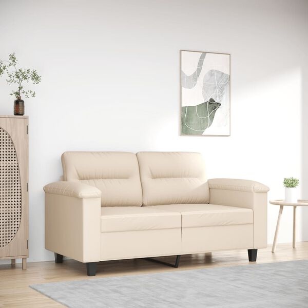 vidaXL Tweezitsbank Beige - Scheur in Kussen - 55% Korting!