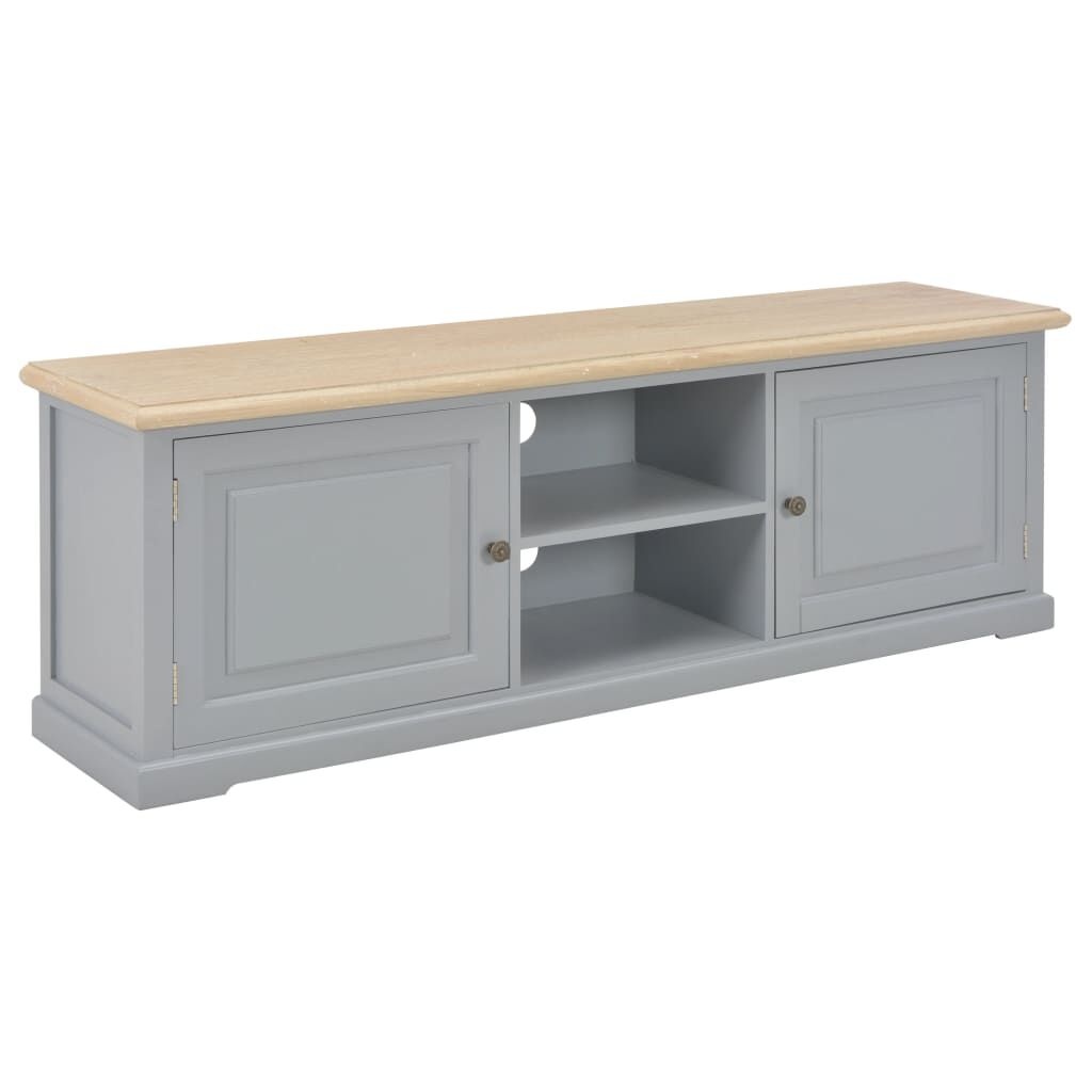 TV Meubel Grijs Hout 120cm - Scheurtje, 55% Korting!