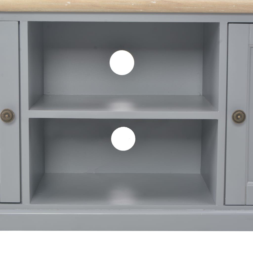 TV Meubel Grijs Hout 120cm - Scheurtje, 55% Korting!