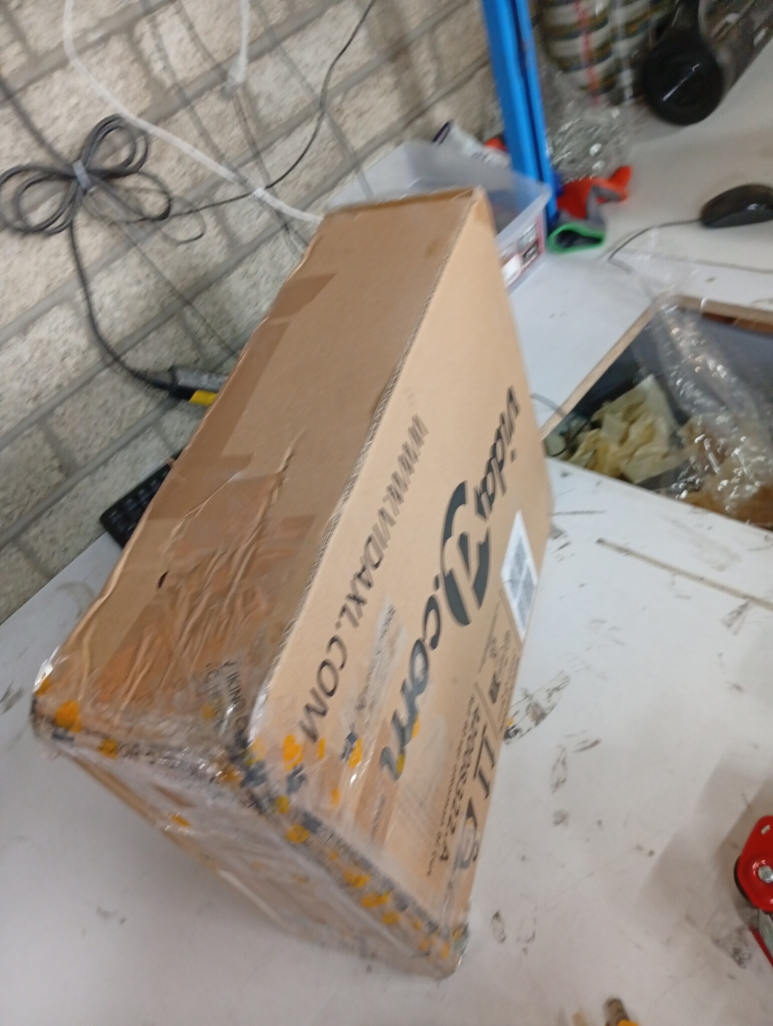 VidaXL Hocker Zwart met Kussen - Zo Goed Als Nieuw!