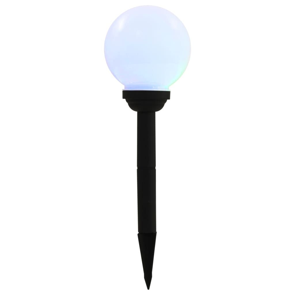 vidaXL LED Solarlampen Rond 15cm RGB - 4 stuks