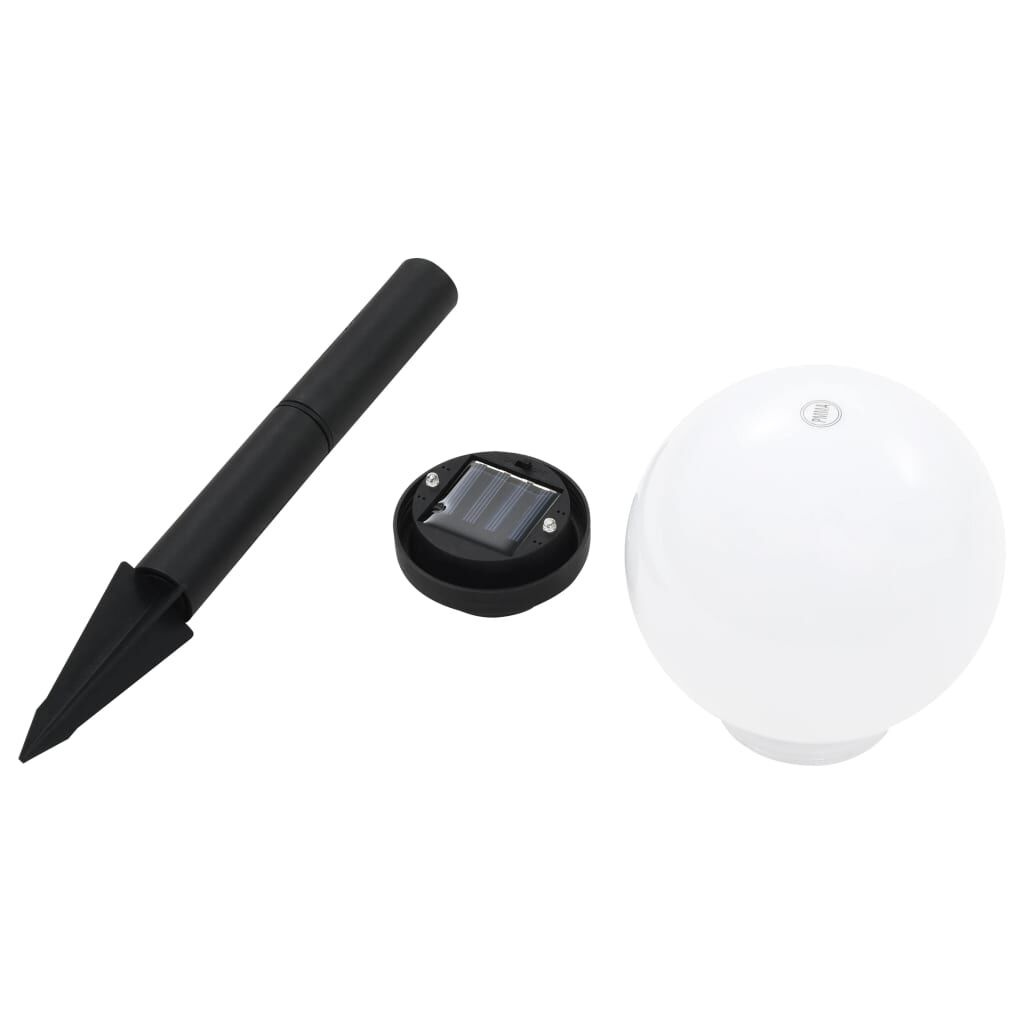 vidaXL LED Solarlampen Rond 15cm RGB - 4 stuks