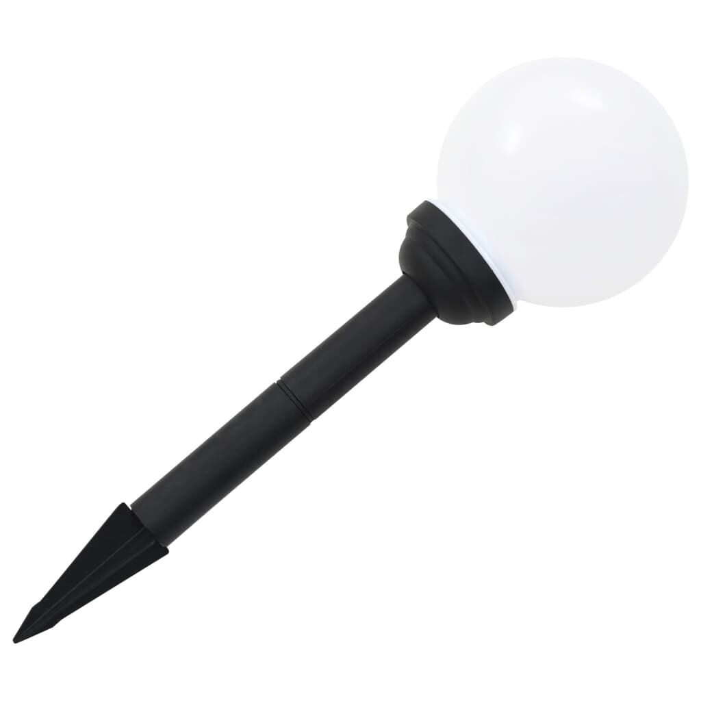 vidaXL LED Solarlampen Rond 15cm RGB - 4 stuks