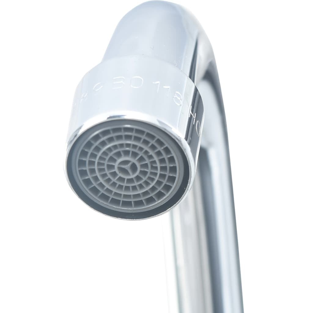 vidaXL RVS Wasbak met Kraan & Zeepdispenser - Retourdeal!