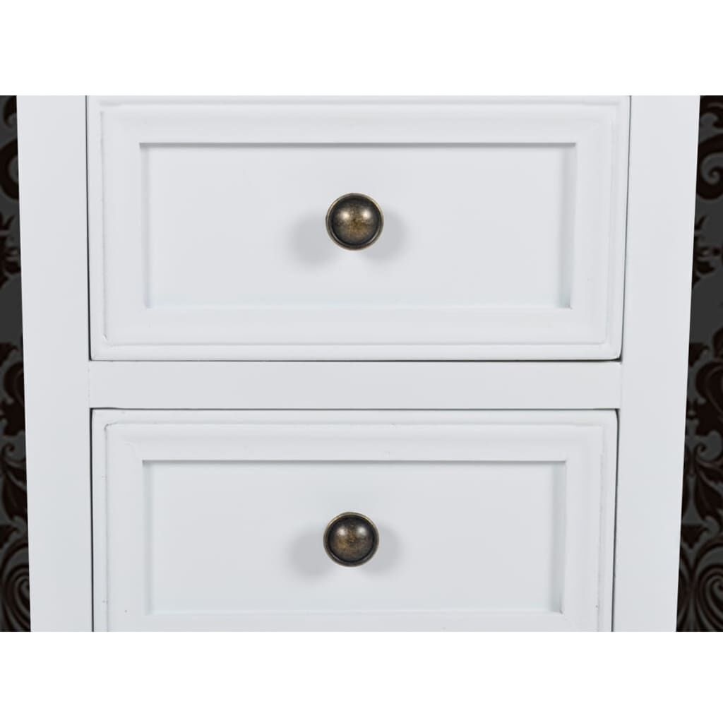 VidaXL Nachtkastjes (2x) Wit MDF - 35% Korting!