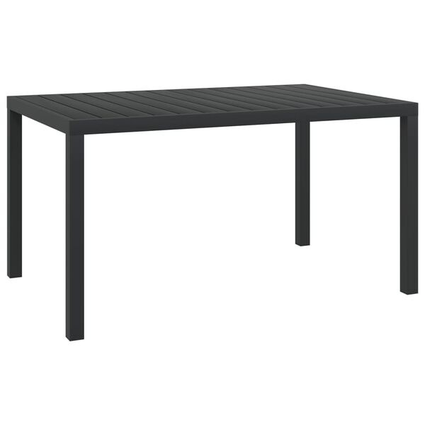 VidaXL Tuintafel 150cm Zwart - 35% Korting!