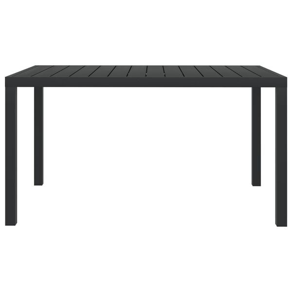 VidaXL Tuintafel 150cm Zwart - 35% Korting!