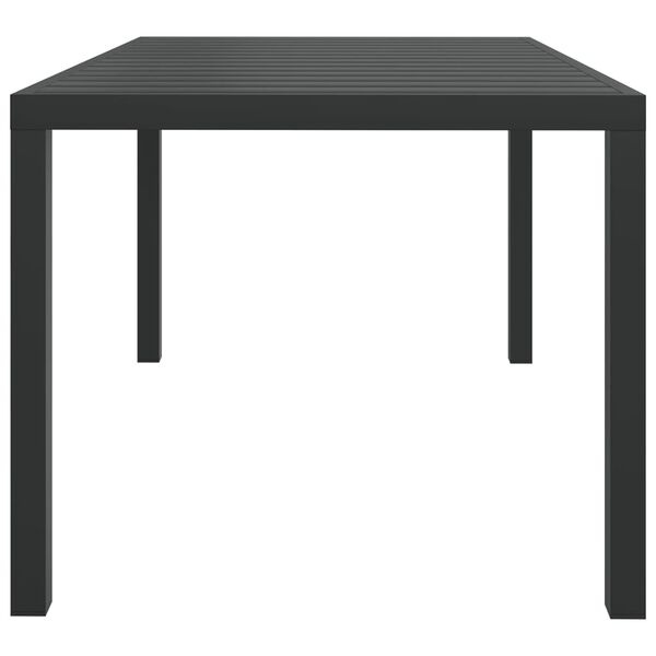 VidaXL Tuintafel 150cm Zwart - 35% Korting!