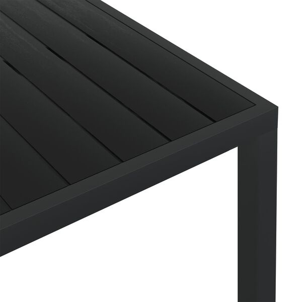 VidaXL Tuintafel 150cm Zwart - 35% Korting!