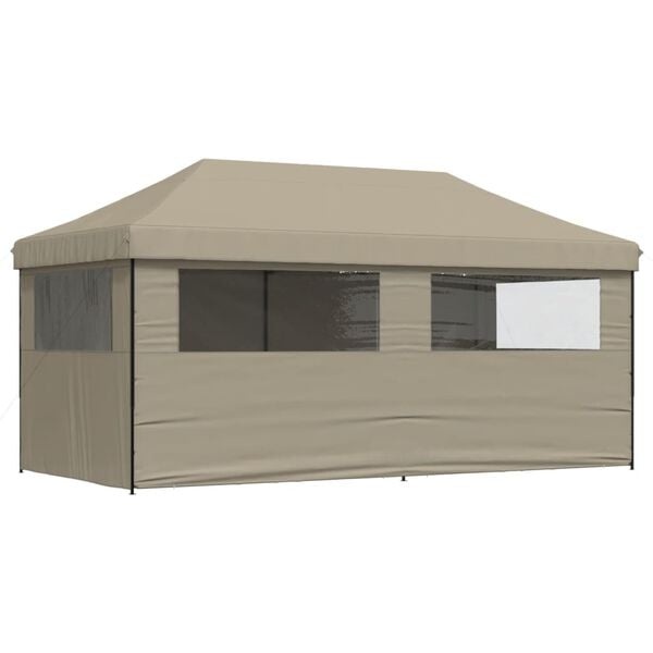 Partytent Inklapbaar Taupe 580x292cm - 35% Korting!