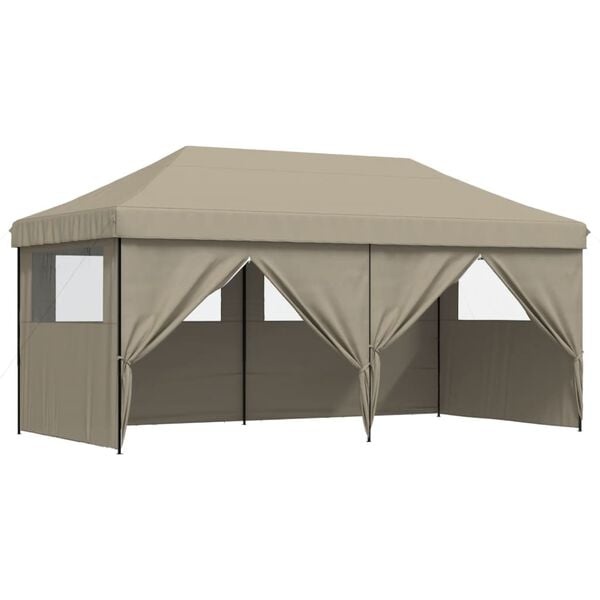 Partytent Inklapbaar Taupe 580x292cm - 35% Korting!