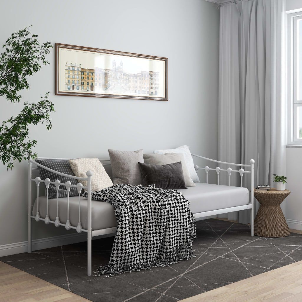 VidaXL Slaapbankframe 90x200cm Wit - 55% Korting! (Retour)