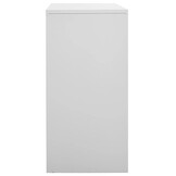 vidaXL Lockerkasten (2 st) Lichtgrijs - 55% Korting! Kreukels