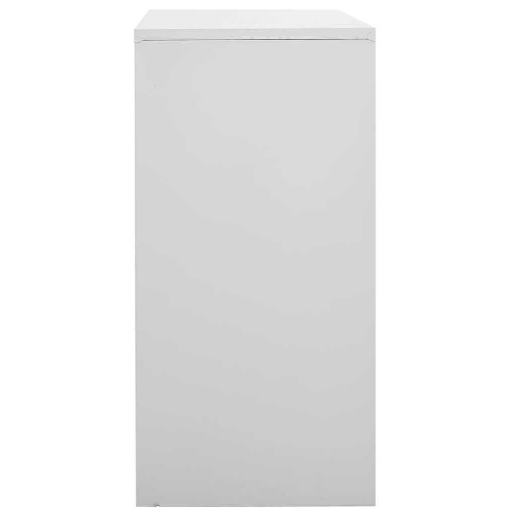 vidaXL Lockerkasten (2 st) Lichtgrijs - 55% Korting! Kreukels