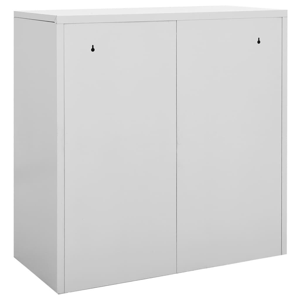 vidaXL Lockerkasten (2 st) Lichtgrijs - 55% Korting! Kreukels