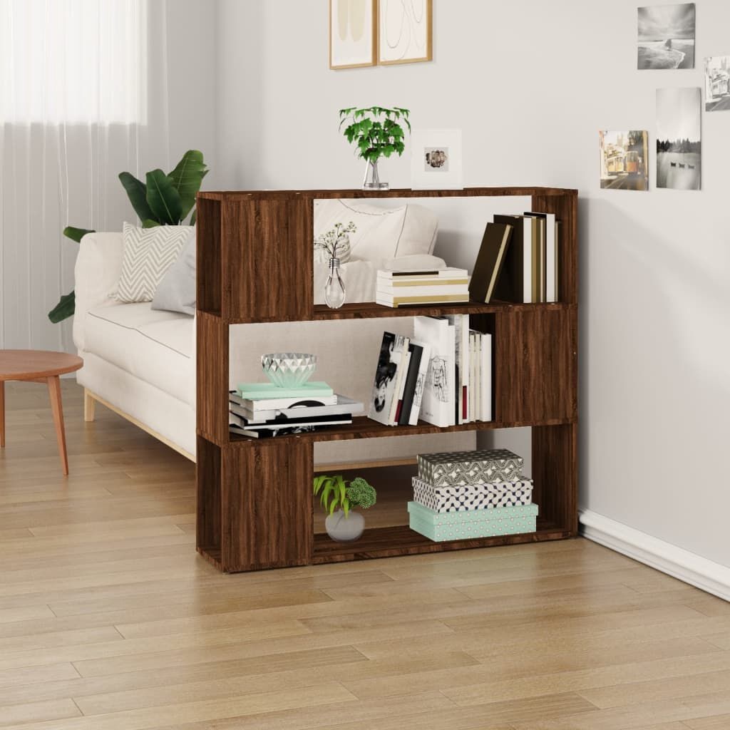 Boekenkast/Kamerscherm Bruin Eiken 100cm - 40% Korting!