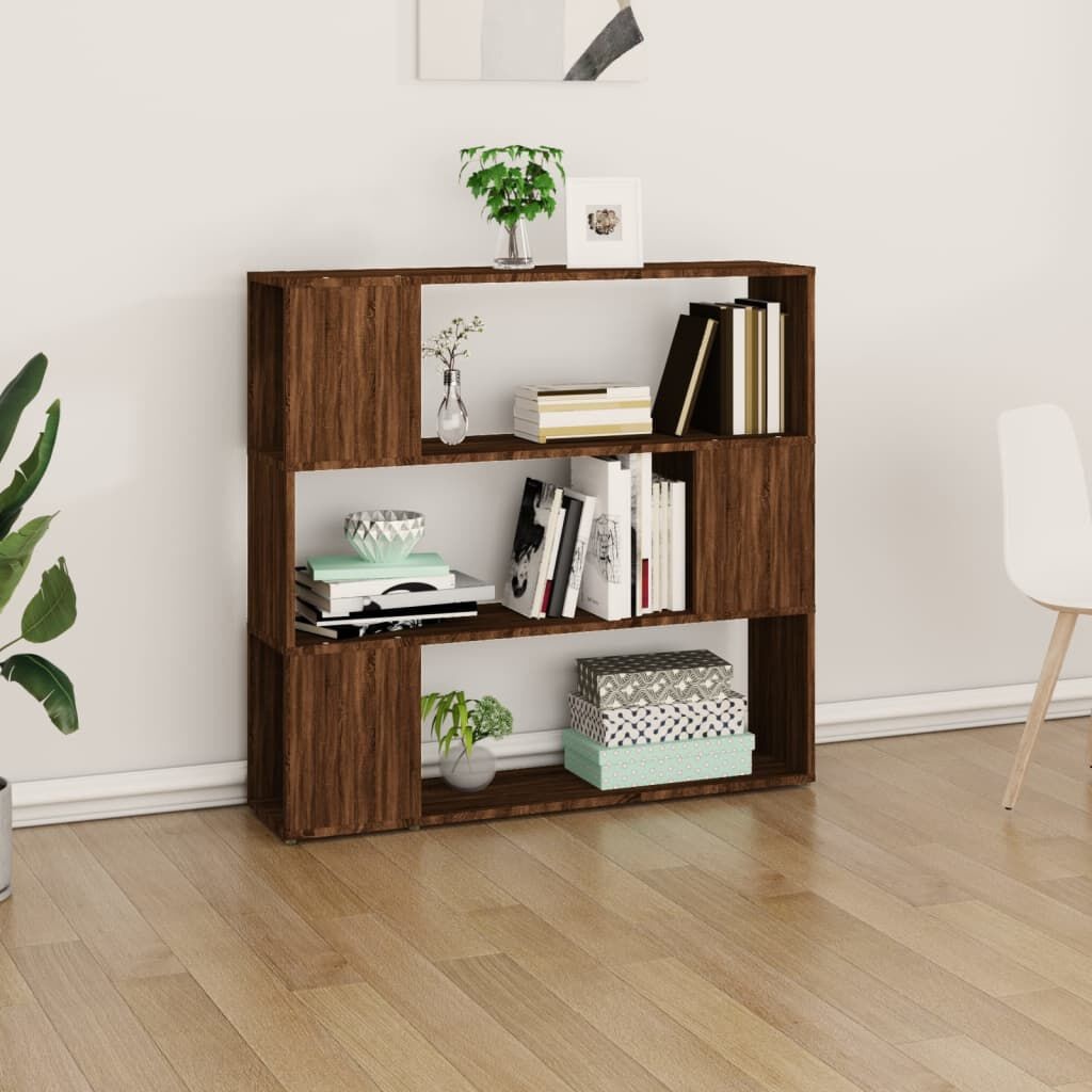 Boekenkast/Kamerscherm Bruin Eiken 100cm - 40% Korting!