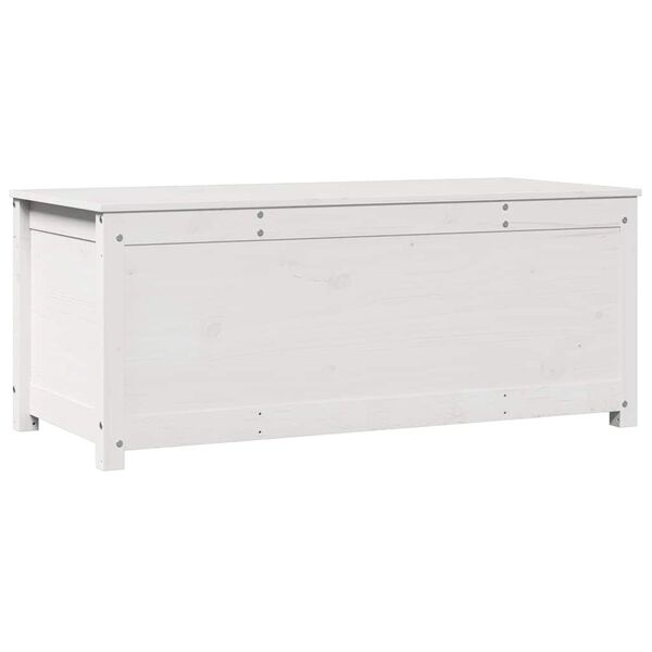VidaXL Opbergbox Grenenhout Wit - 55% Korting! (Beschadigd)
