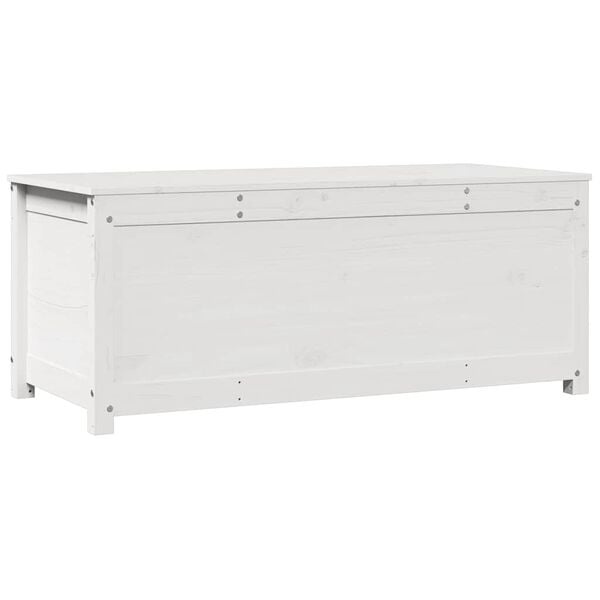 VidaXL Opbergbox Grenenhout Wit - 55% Korting! (Beschadigd)