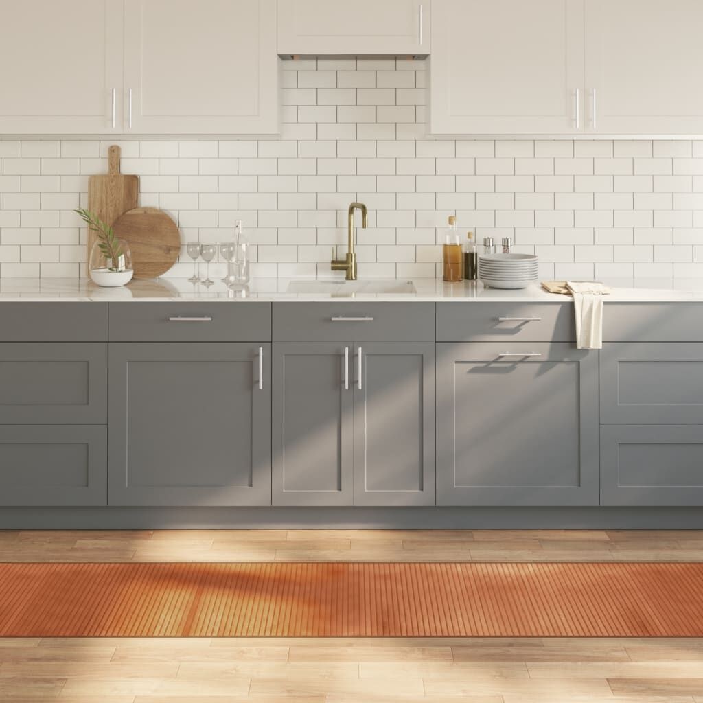 Bamboe Vloerkleed 60x400cm Bruin - Retourdeal! 40% Korting