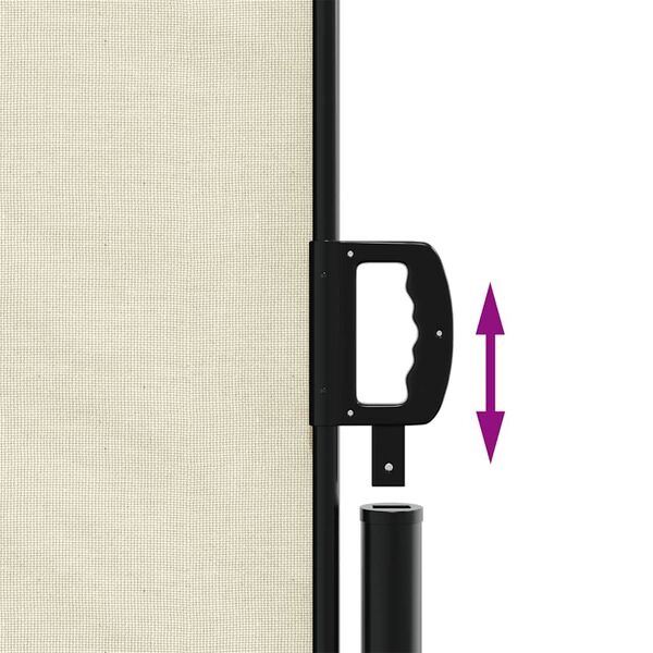 VidaXL Uittrekbaar Windscherm Crème 140x500cm - 40% Korting!