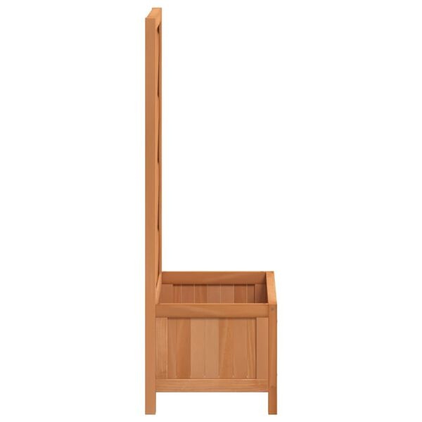 Plantenbak met Latwerk Vurenhout Bruin -55% Korting!
