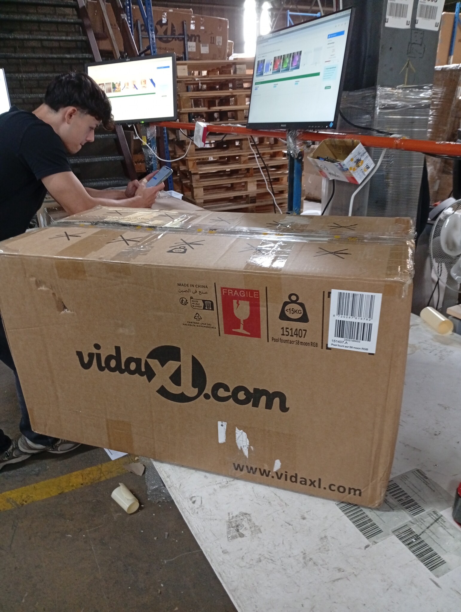 vidaXL Zwembadfontein RGB LED - 50cm Acryl - 40% Korting!