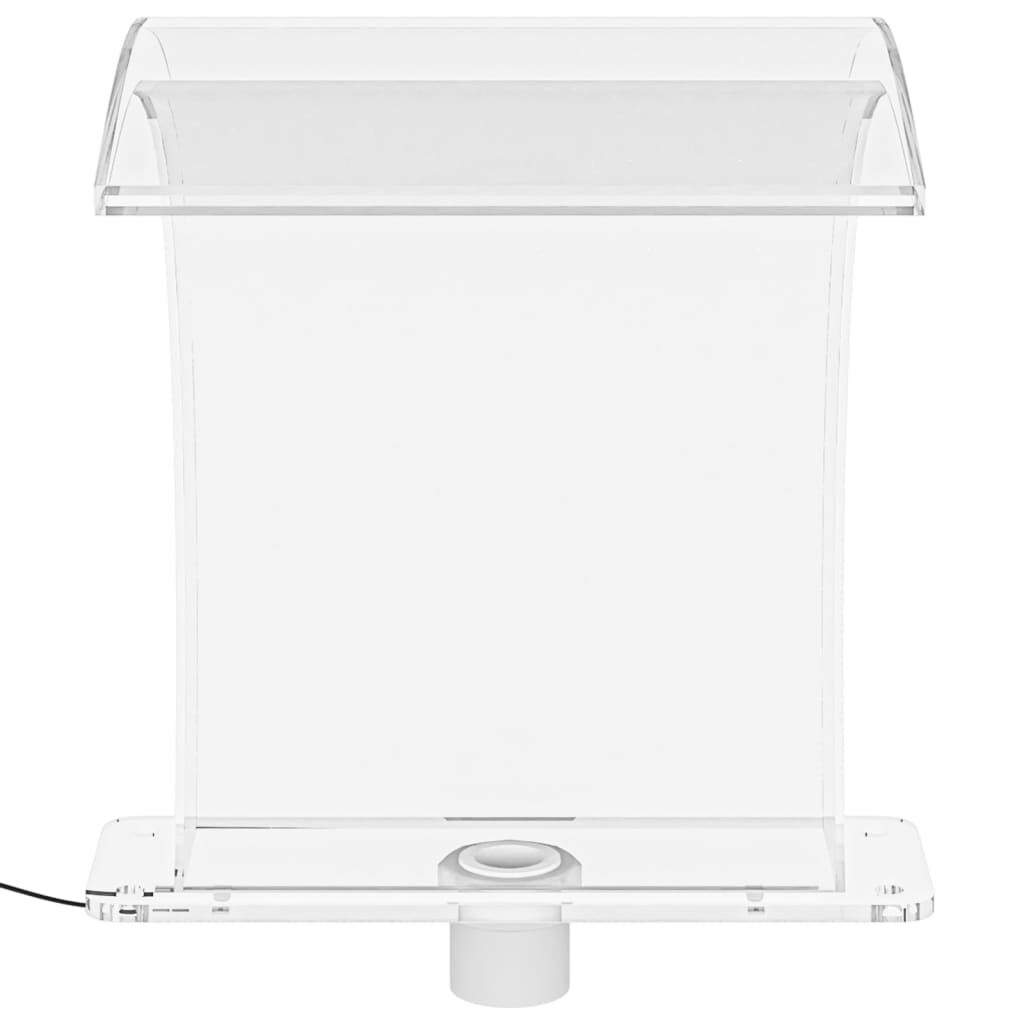 vidaXL Zwembadfontein RGB LED - 50cm Acryl - 40% Korting!