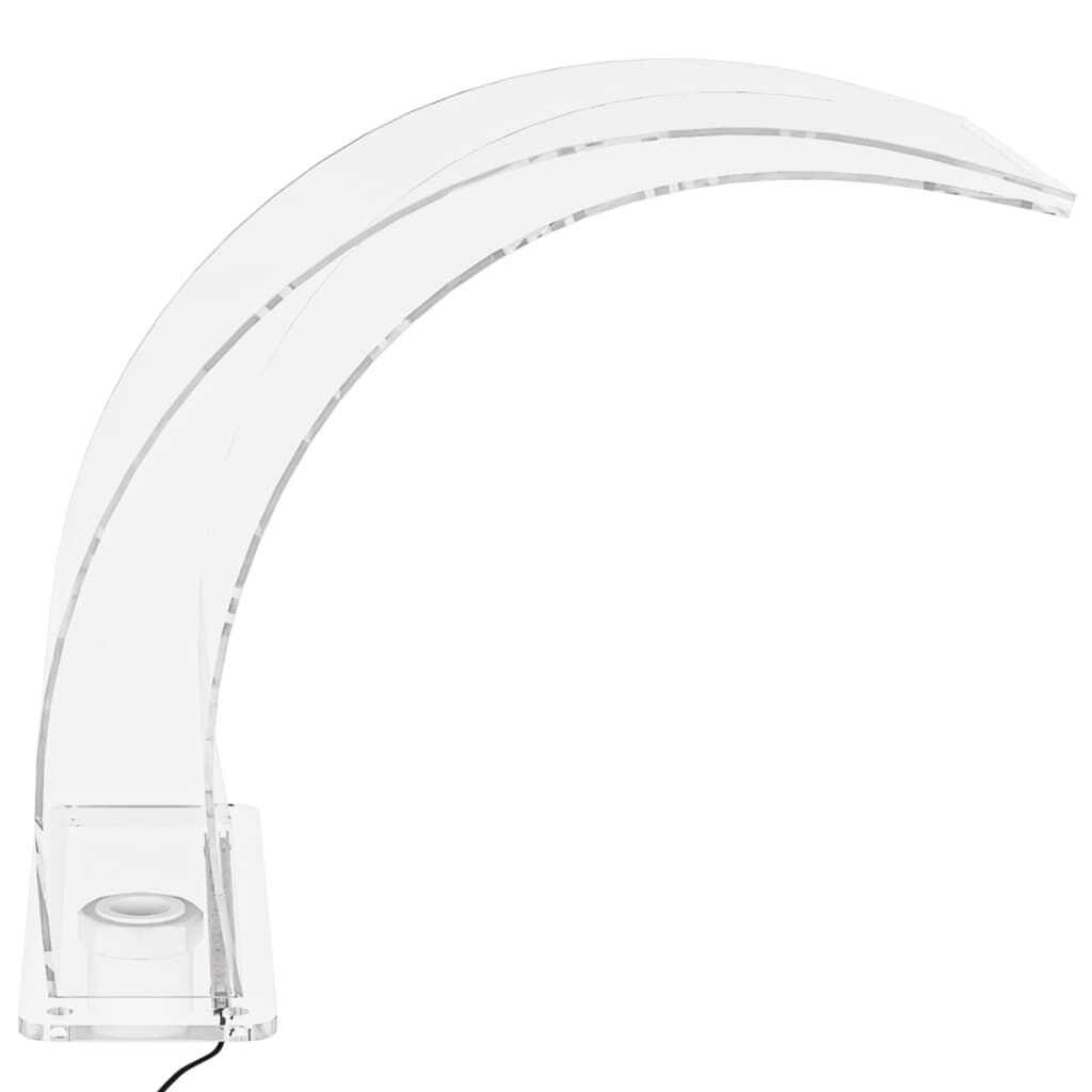 vidaXL Zwembadfontein RGB LED - 50cm Acryl - 40% Korting!
