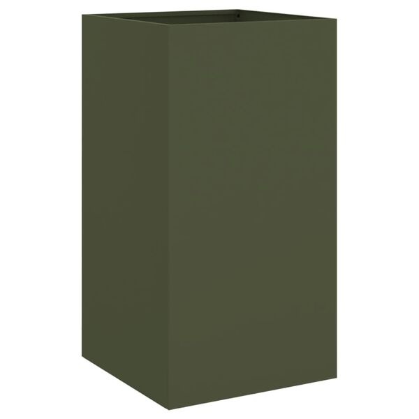 vidaXL Plantenbak Olijfgroen 42x38x75cm - 55% Korting!