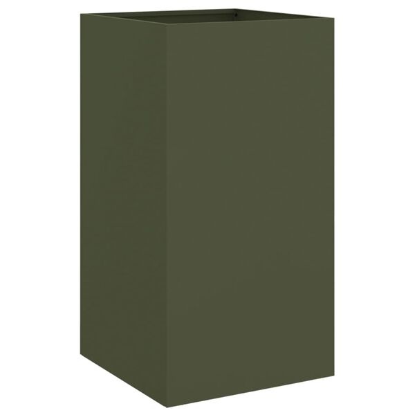 vidaXL Plantenbak Olijfgroen 42x38x75cm - 55% Korting!