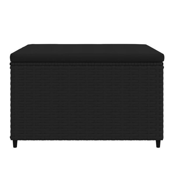 vidaXL Voetensteunen (2x) Zwart -55% Korting! Tuin & Relax
